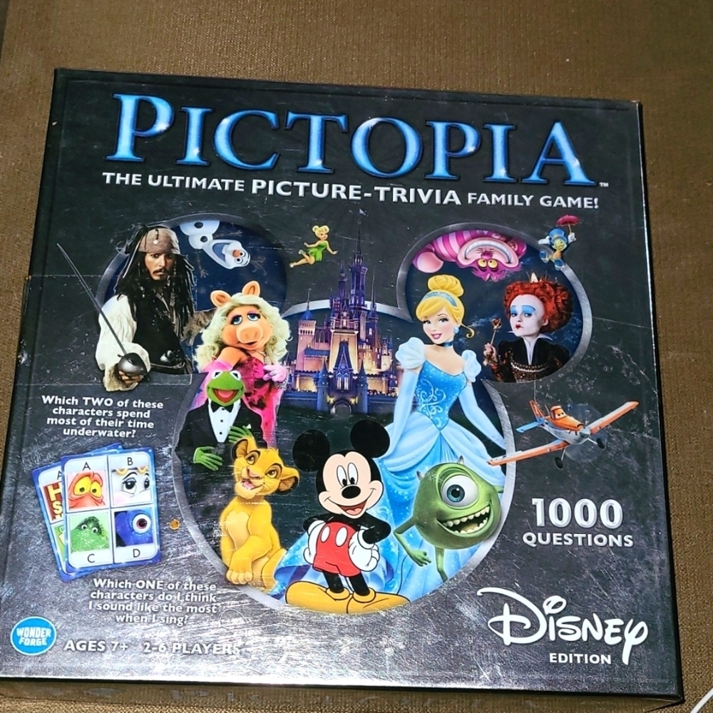 Disney Pictopia Game trivia